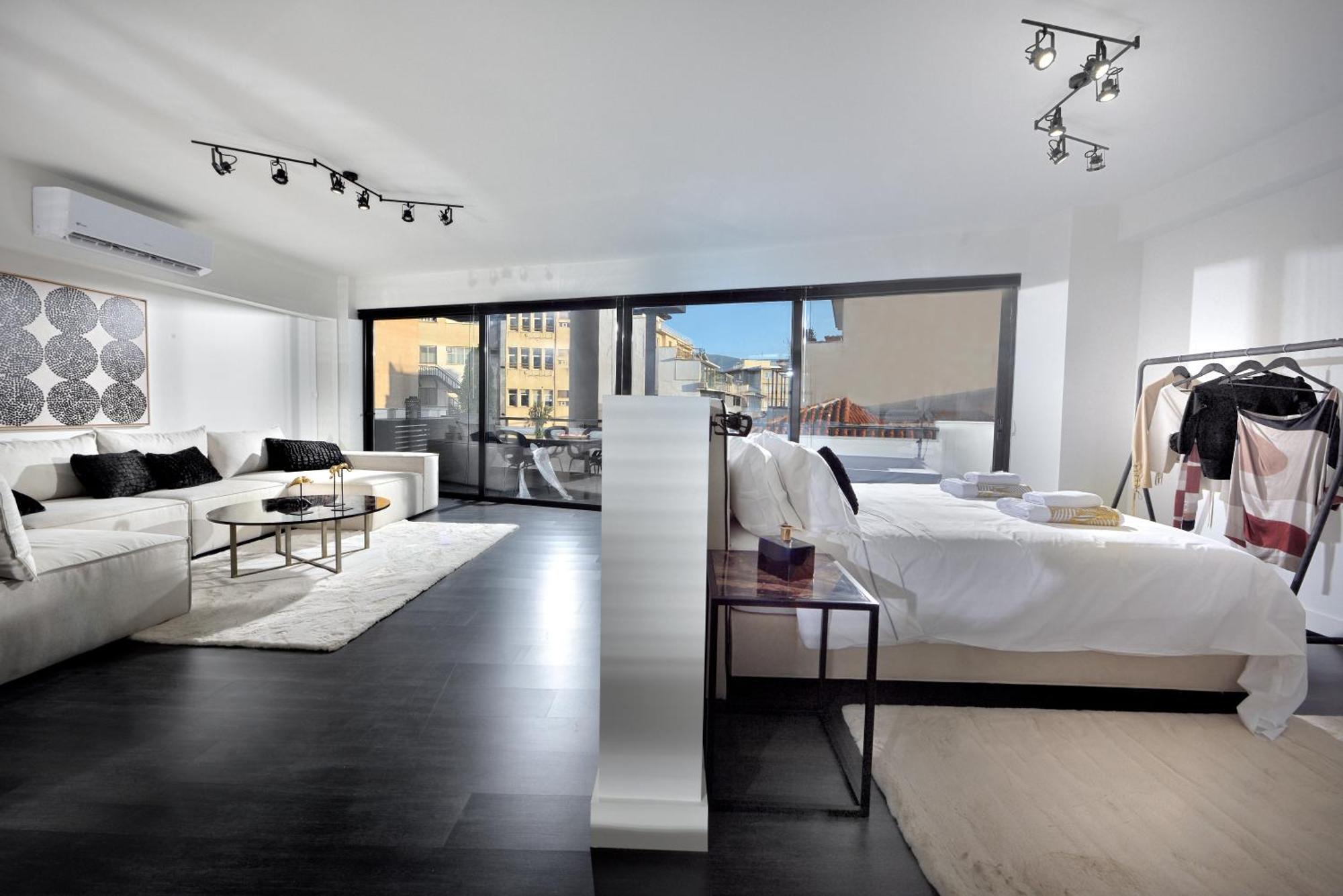 Ater Albus By K&K Apartment Athena Ruang foto